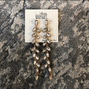 Badgley Mischka dangle earrings
